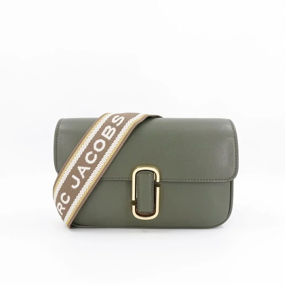 Marc Jacobs The J Marc Crossbody Shoulder Bag Khaki Green OS - Picture 2 of 14
